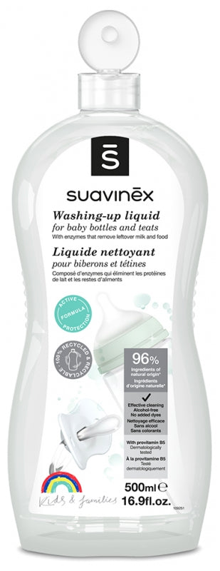 Suavinex Washing-Up Liquid Special Baby Bottles And Teats 500Ml