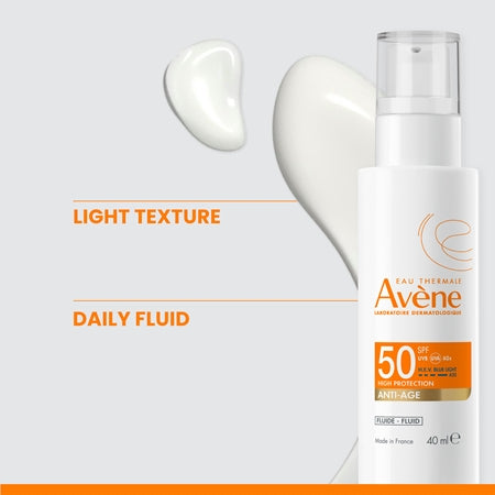 Avène Sun Anti-Age Fluid Protective Anti-Wrinkle Fluid Spf 50