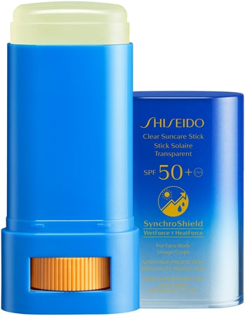 Shiseido Sun Care Clear Stick Uv Protector Wetforce Topical Treatment To Protect From The Sun