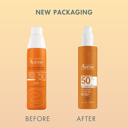 Avène Sun Care Spray 100% Invisible Protective Sunscreen Spray Spf 50