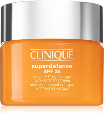Clinique Superdefense™ Spf 25 Fatigue + 1St Signs Of Age Multi-Correcting Cream Moisturiser For The First Signs Of Ageing For Dry And Combination Skin