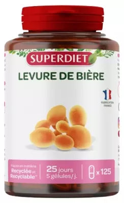 Superdiet Brewers Yeast 125 Capsules