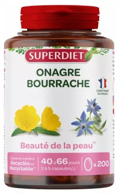 Superdiet Evening Primrose Borage 200 Capsules