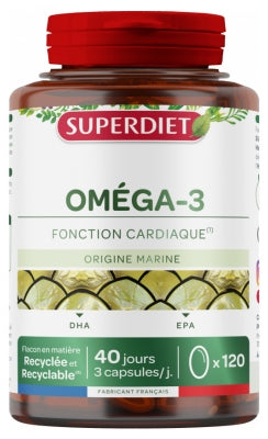 Superdiet Omega 3 120 Capsules