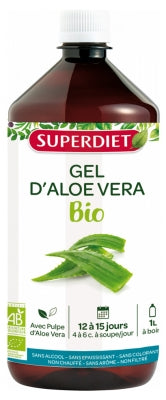 Superdiet Organic Aloe Vera Gel 1L