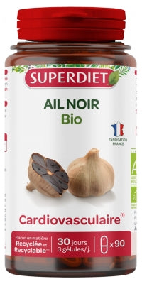 Superdiet Organic Black Garlic 90 Capsules