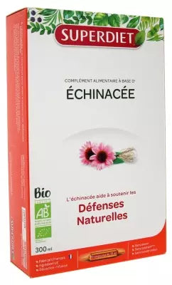 Superdiet Organic Echinacea 20 Phials