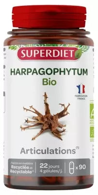 Superdiet Organic Harpagophytum 90 Capsules