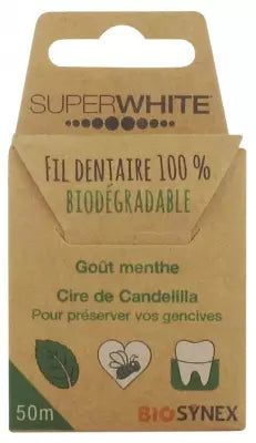 Superwhite Biodegradable Dental Floss 50M