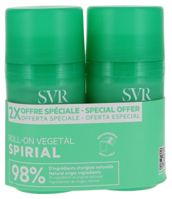 Svr Spirial 24H Deodorant Roll-On Set Of 2 X 50 Ml