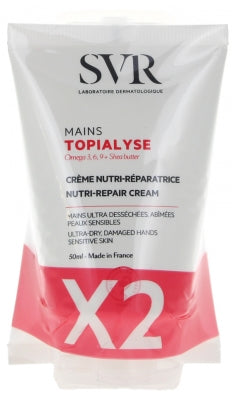Svr Topialyse Nutri-Repair Cream Hands 2 X 50Ml