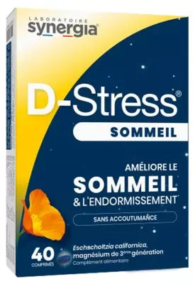 Synergia D-Stress Sleep 40 Tablets