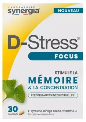 Synergia D-Stress Focus 30 Tablets