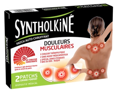 Syntholkiné Lower Back Muscular Pain Heat-Up 2 Patches