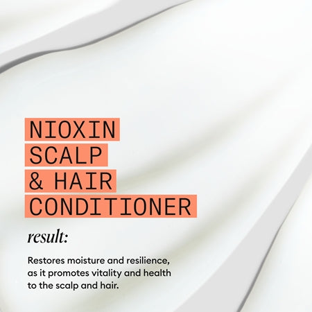 Nioxin System 4 Scalp + Hair Conditioner Moisturising And Nourishing Conditioner For Damaged And Colour-Treated Hair