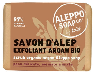 Tadé Scrub Organic Argan Aleppo Soap 100G