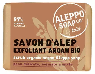 Tadé Scrub Organic Argan Aleppo Soap 100G