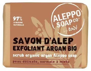 Tadé Scrub Organic Argan Aleppo Soap 100G