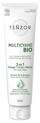 Teñzor Multicyane Organic Cream-Milk Concentrate 3In1 Face, Body, Hands 150Ml