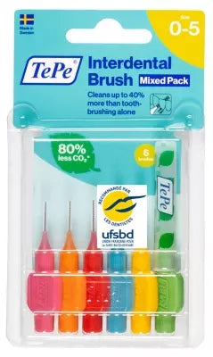 Tepe Interdental Brushes Assortment Size 0 To 5