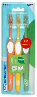 Tepe Supreme Soft Toothbrush Set Of 2 + 1 Free