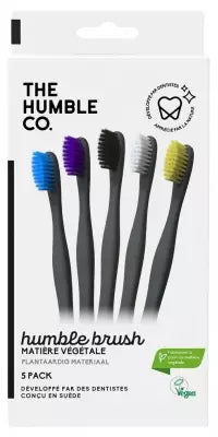 The Humble Co. 5 Vegetable Soft Toothbrushes