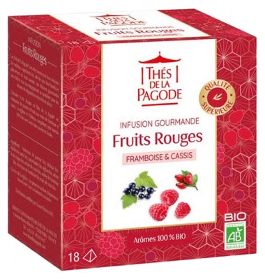Thés De La Pagode Red Fruit Infusion Organic 18 Sachets