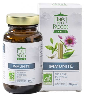 Thés De La Pagode Immunity Organic 60 Capsules