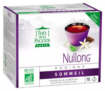 Thés De La Pagode Nuïlong Rooibos Sleep Organic 18 Sachets