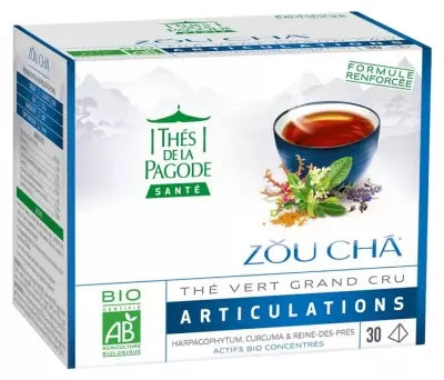 Thés De La Pagode Zou Cha Grand Cru Green Tea Joints Organic 30 Sachets