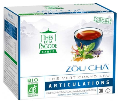 Thés De La Pagode Zou Cha Grand Cru Green Tea Joints Organic 30 Sachets