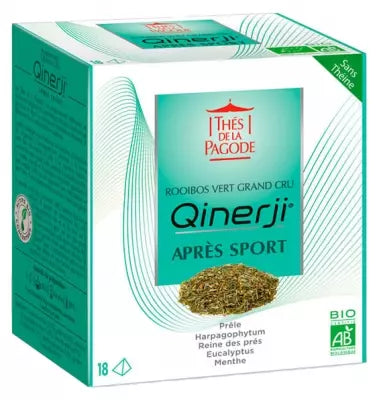 Thés De La Pagode Green Rooibos Qinerji After Sport Organic 18 Sachets