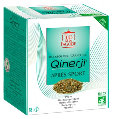 Thés De La Pagode Green Rooibos Qinerji After Sport Organic 18 Sachets