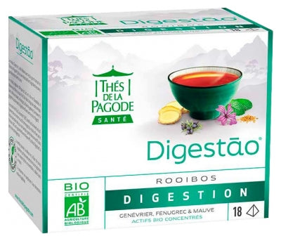 Thés De La Pagode Digestao Rooibos Digestion Organic 18 Sachets
