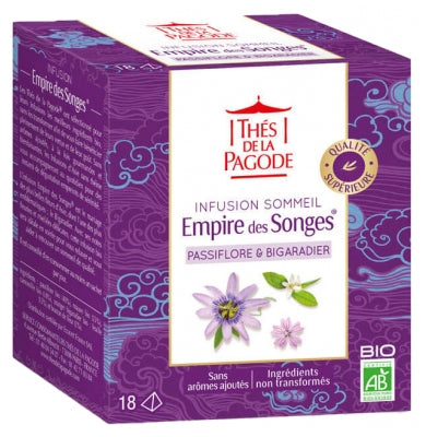 Thés De La Pagode Empire Of Dreams Infusion Organic 18 Sachets