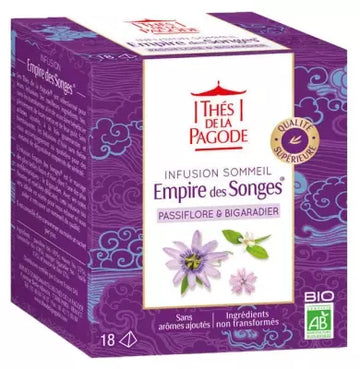 Thés De La Pagode Empire Of Dreams Infusion Organic 18 Sachets