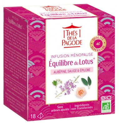 Thés De La Pagode Lotus Balance Infusion Organic 18 Sachets