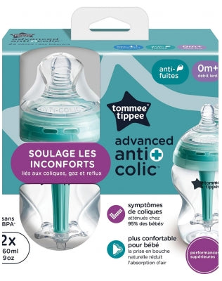 Tommee Tippee Advanced Anti + Colic 2 Bottles 0 Months And + 260 Ml