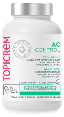 Topicrem Ac Control Clear Skin 60 Capsules