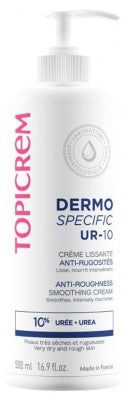 Topicrem Dermo Specific Ur-10 Anti-Roughness Smoothing Cream 500Ml