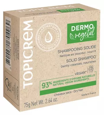 Topicrem Dermovegetal Solid Shampoo 75G