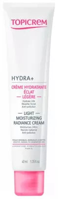 Topicrem Hydra+ Light Moisturizing Radiance Cream 40Ml