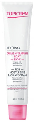 Topicrem Hydra+ Rich Moisturising Radiance Cream 40Ml