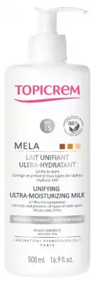 Topicrem Mela Unifying Ultra-Moisturising Milk 500Ml