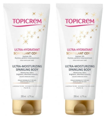 Topicrem Ultra-Moisturizing Sparkling Body 2 X 200Ml