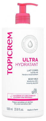 Topicrem Ultra-Moisturizing Body Milk 1000Ml