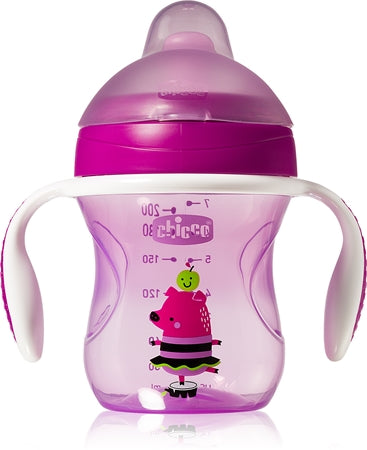 Chicco Training Cup Purple Training Cup With Handles