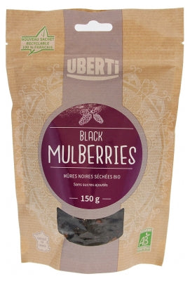 Uberti Black Mulberries Dried Organic 150 G