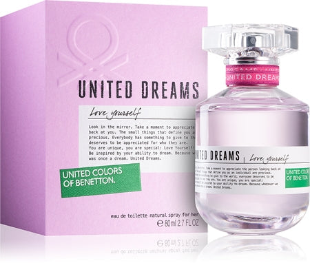 Benetton United Dreams For Her Love Yourself Eau De Toilette For Women