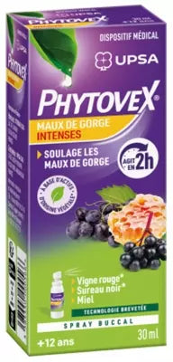 Upsa Phytovex Intense Throat Sore Oral Spray 30Ml